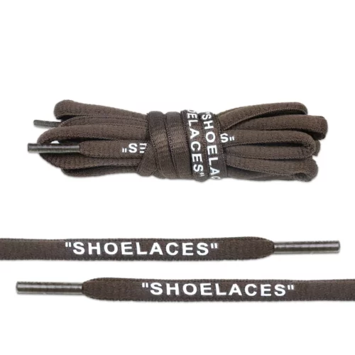Brown Off-White Style “SHOELACES”