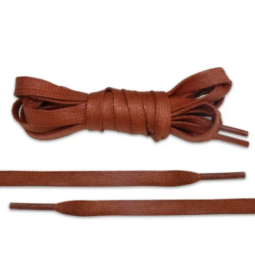 Deep brown Waxed Shoe Laces