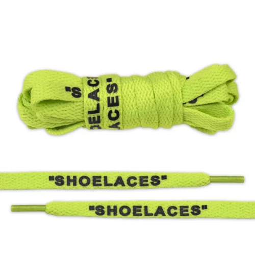 Fluorescein Flate Off-White Style”SHOELACES”