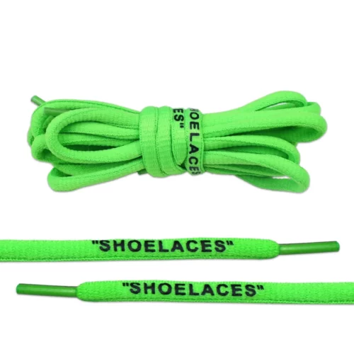 Fluorescent Green Off-White Style”SHOELACES”