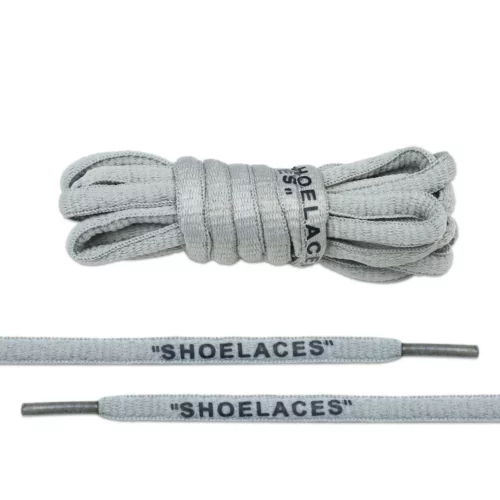 Gray Off-White Style “SHOELACES”