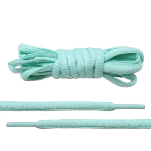 Light Green Oval Shoe Laces