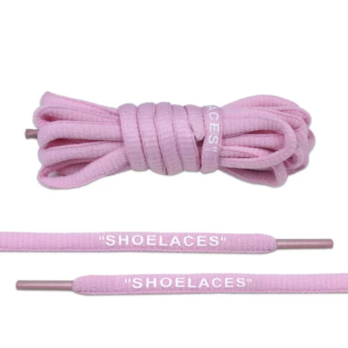 Pink Off-White Style “SHOELACES”