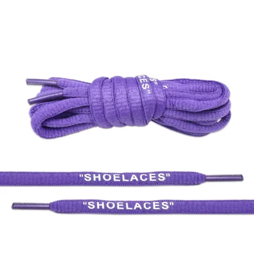 Purple Off-White Style “SHOELACES”