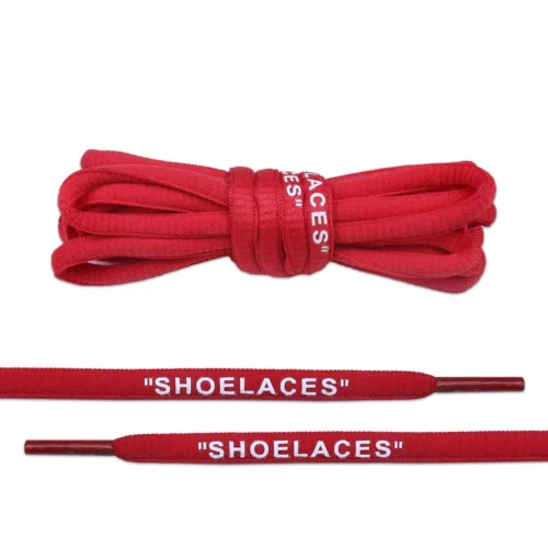 Red Off-White Style “SHOELACES”