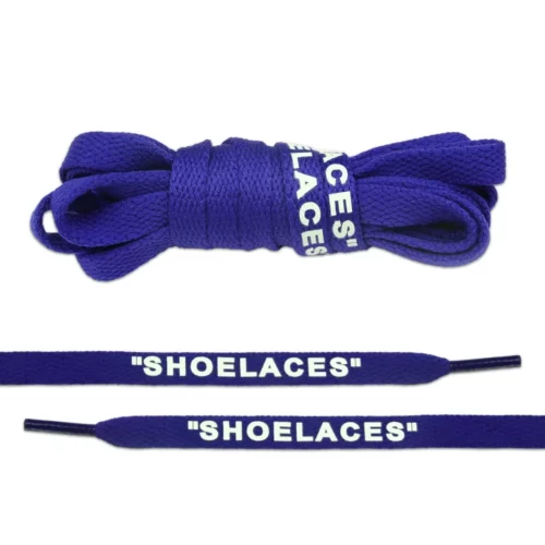 Royal blue Flate Off-White Style”SHOELACES”