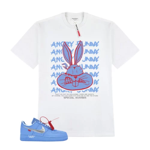 Nike Force 1 Low Off White MCA University Blue Matching Apparel Collection