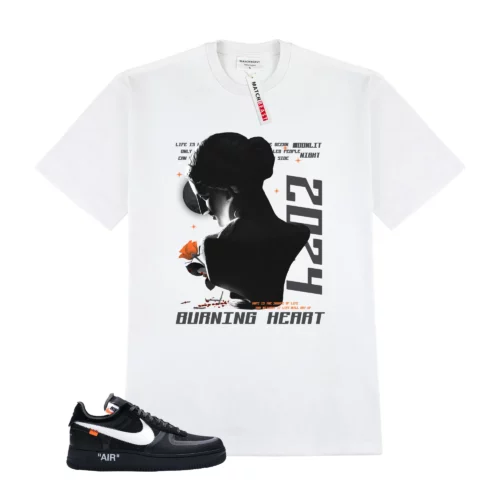 Nike Force 1 Low Off White Black White Matching Apparel Collection