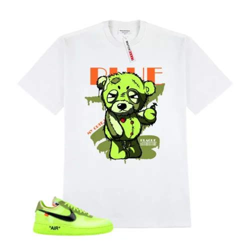Nike Force 1 Low Off White Volt Matching Apparel Collection