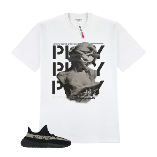Yeezy 350 V2 Core Black White Matching Apparel Collection