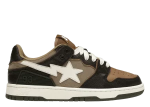 A Bathing Ape Bape Sk8 Sta Brown Ivory