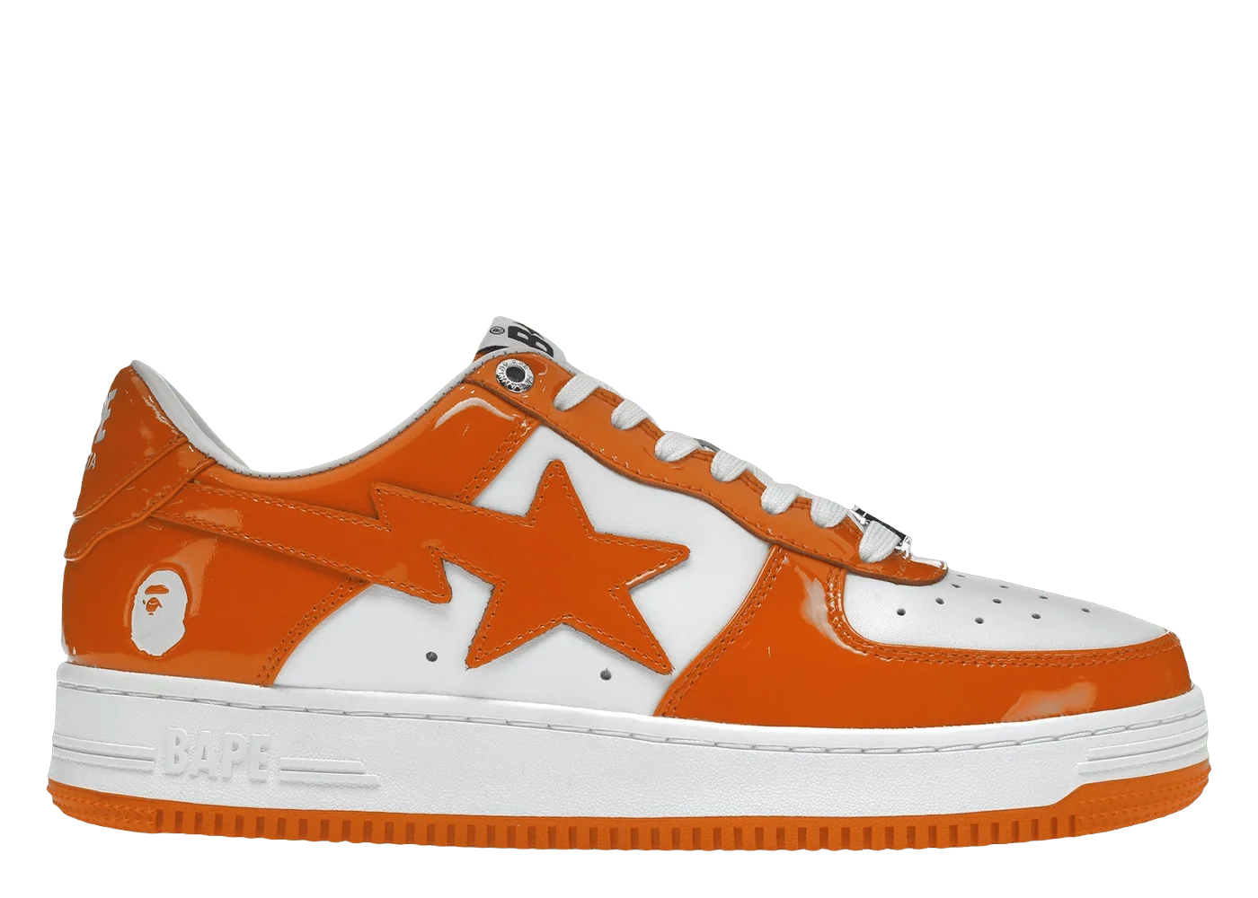 A Bathing Ape Bape Sta Low Orange