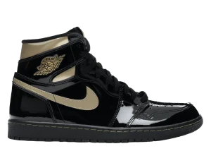 Air Jordan 1 Retro High Black Metallic Gold 2020