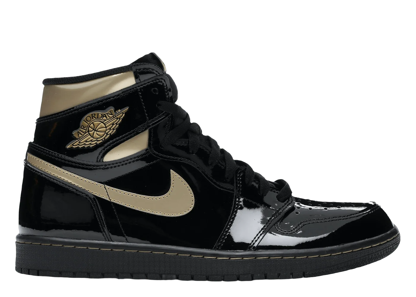 Air Jordan 1 Retro High Black Metallic Gold 2020