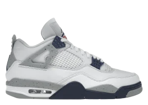 Air Jordan 4 Retro White Midnight Navy