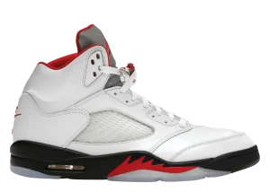 Air Jordan 5 Retro Fire Red Silver Tongue 2020