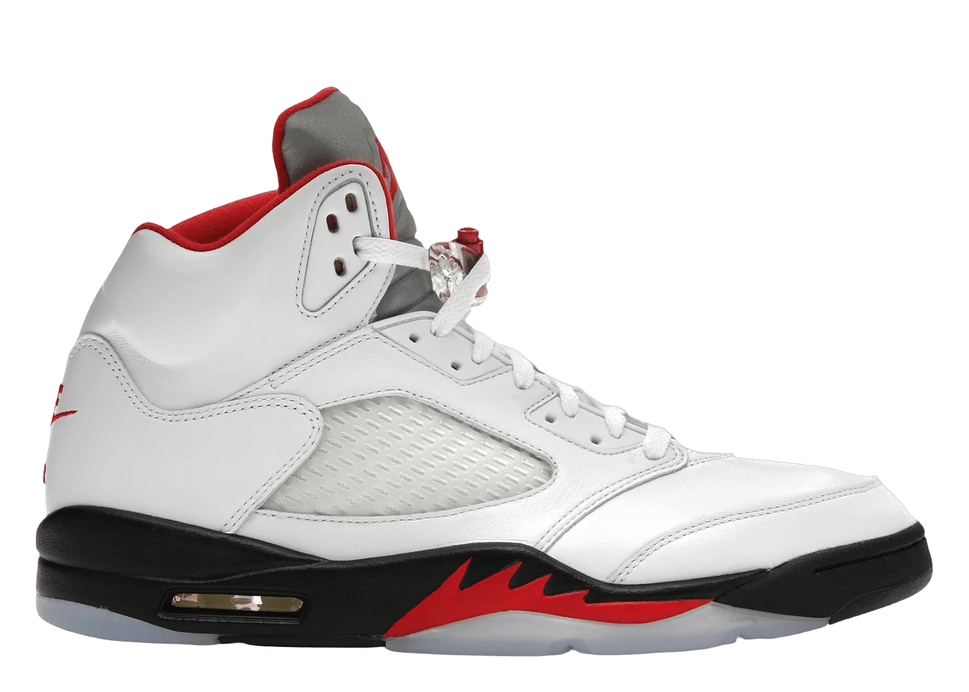 Air Jordan 5 Retro Fire Red Silver Tongue 2020