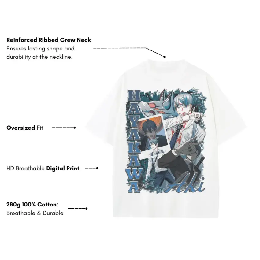 King Of The Court Heavyweight Oversized White Graphic Tee - Image 5