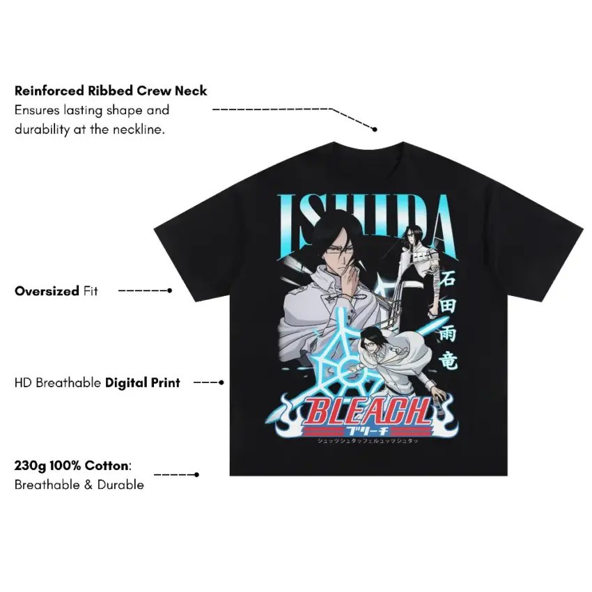 The Last Quincy Oversized Black Graphic Tee - Image 5