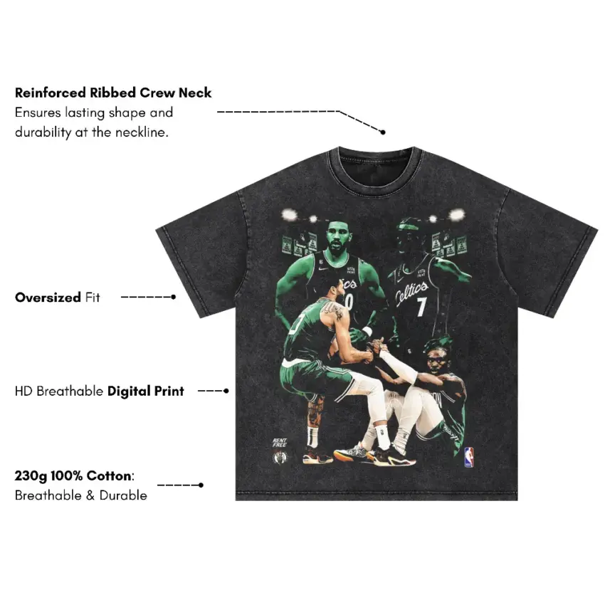 The Jays Oversized Acid Wash T-shirt - Image 2