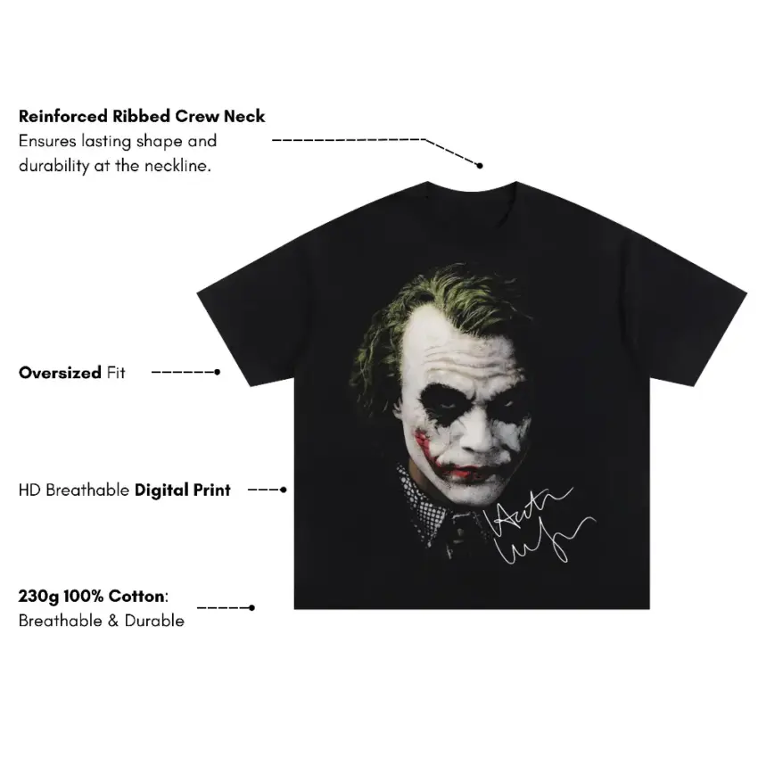 An Unstoppable Force Oversized Black Graphic Tee - Image 4
