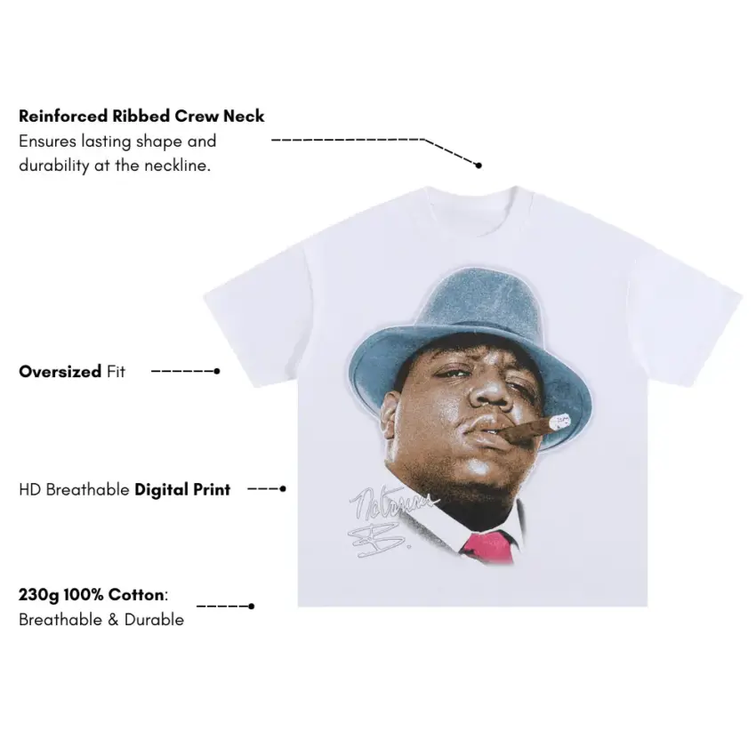 Adrenaline Rush Oversized White Graphic Tee - Image 5