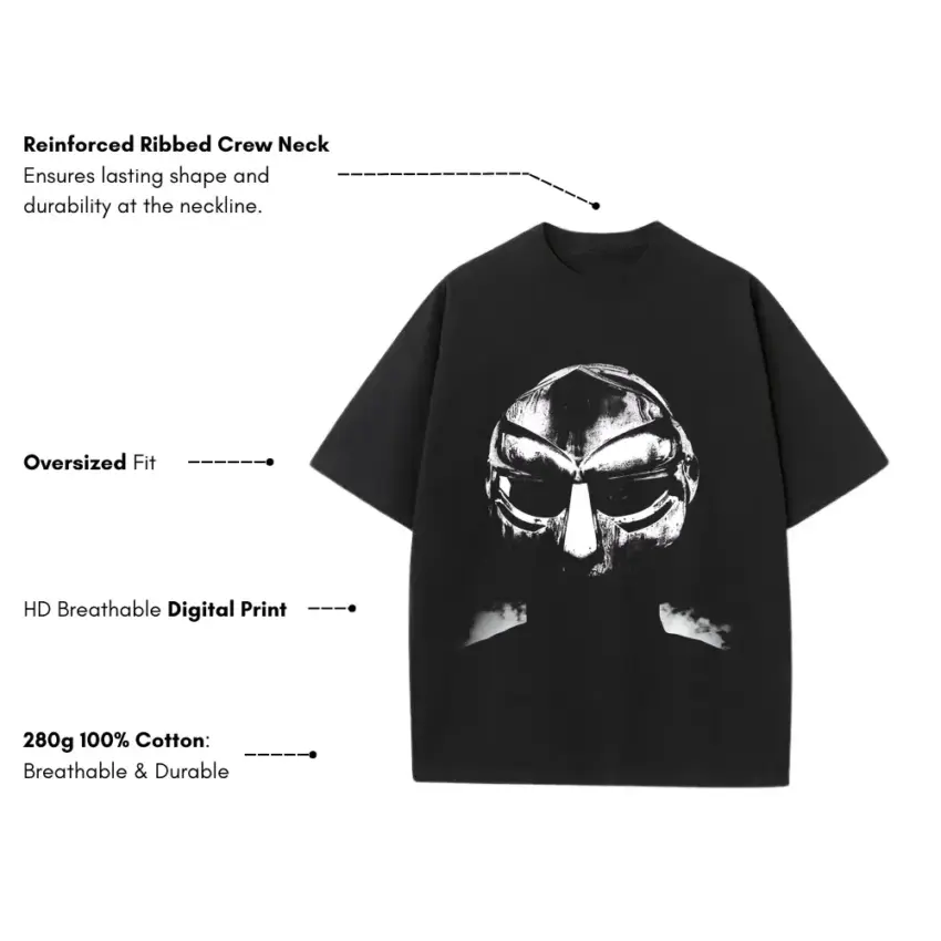 All Caps When You Spell The Man Name Heavyweight Oversized Black Graphic Tee - Image 5