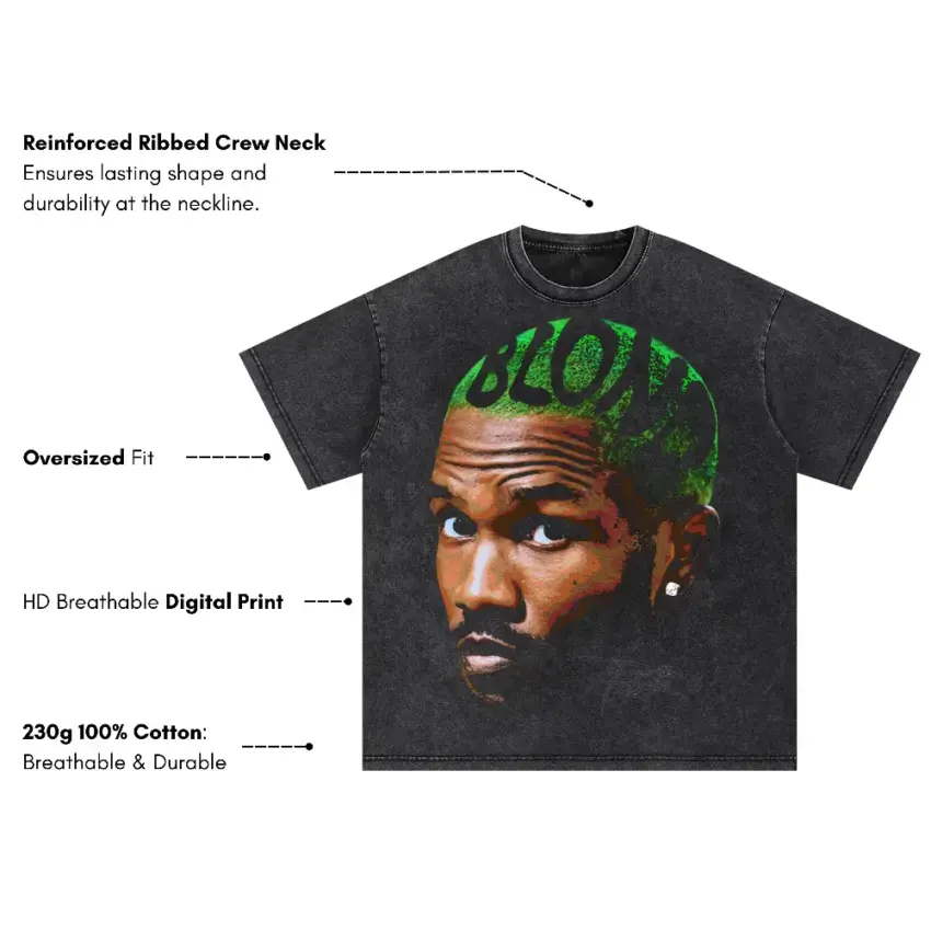 Blonde Era Oversized Acid Wash T-shirt - Image 5