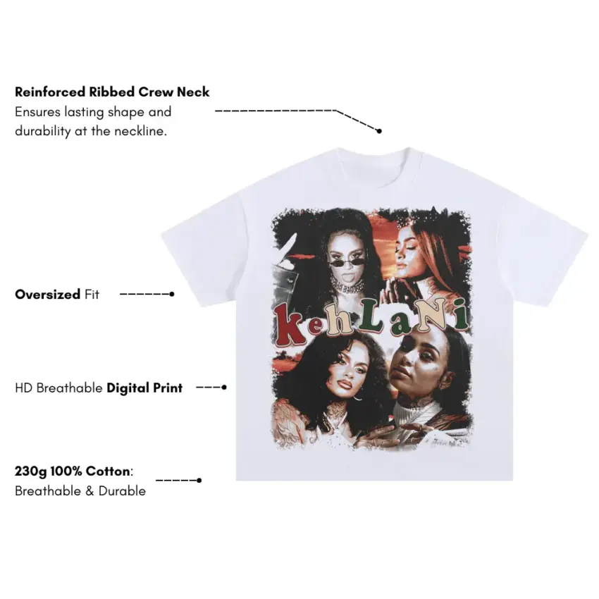 Korn Freak Show Oversized White Graphic Tee - Image 5