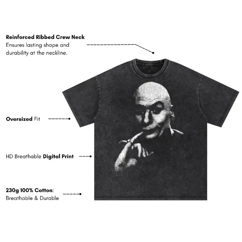 The Alchemist Oversized Acid Wash T-shirt - Image 5