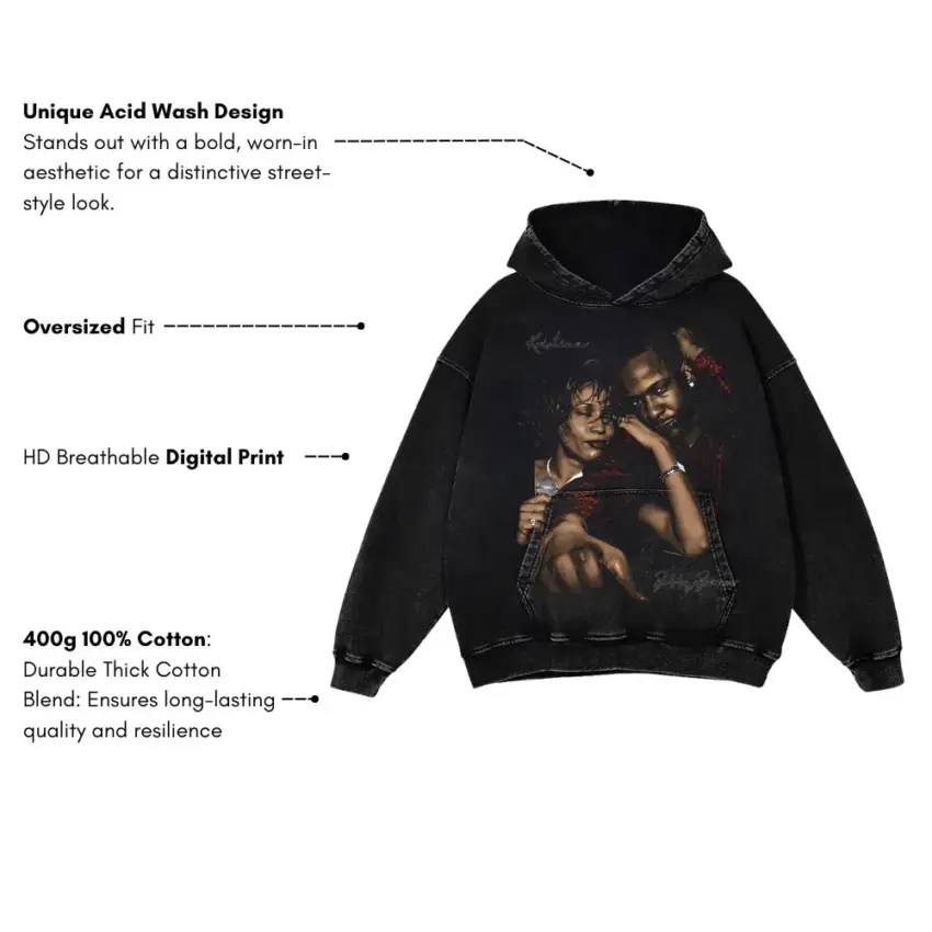 The Off Season Aicd Wash Oversized Hoodie - Image 5