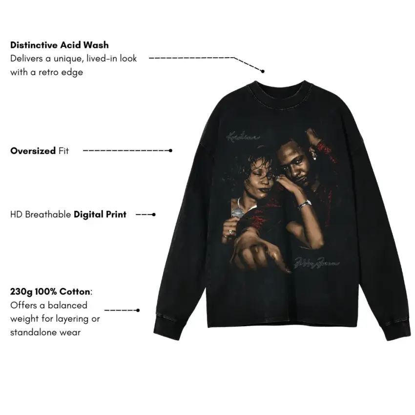 The Off Season Aicd Wash Oversized Long Sleeve Shirt - Image 5