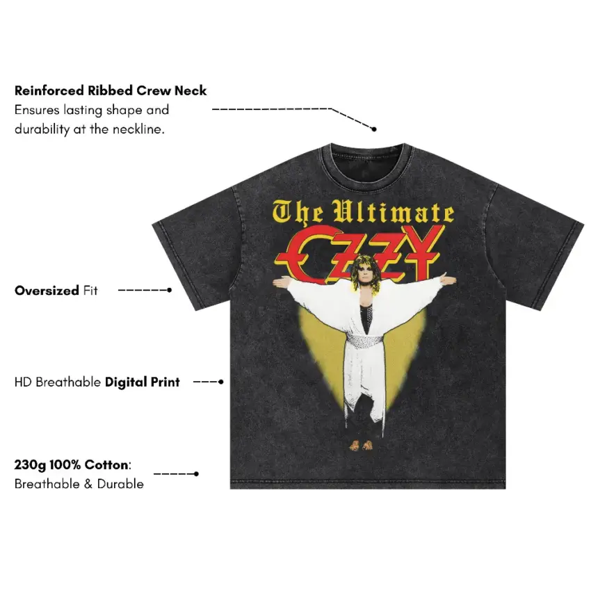 The Ultimate BIG Oversized Acid Wash T-shirt - Image 5