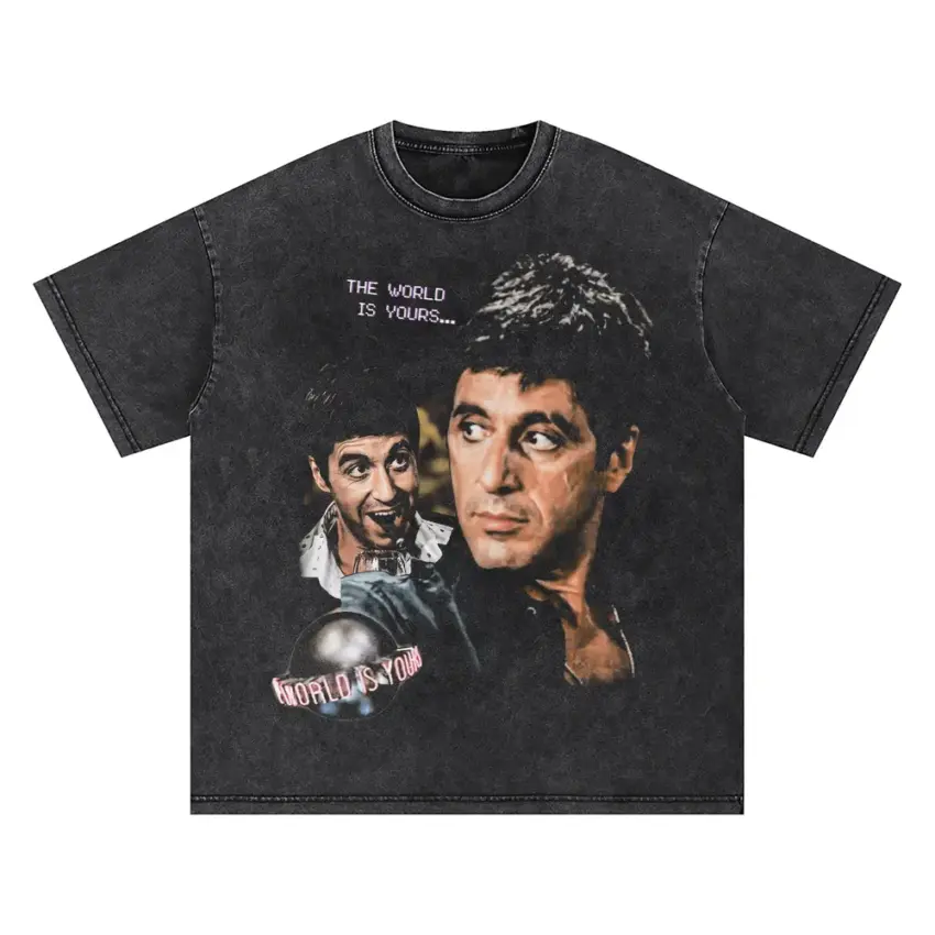 Every Dog Has His Day Oversized Acid Wash T-shirt