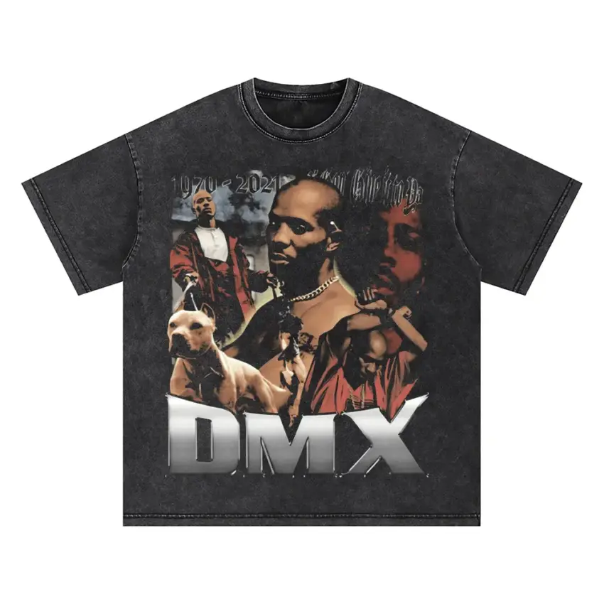 DMX Ruff Ryders Anthem Oversized Acid Wash T-shirt