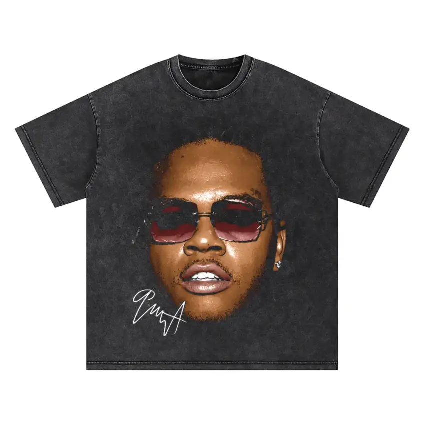 Drip Season Oversized Acid Wash T-shirt