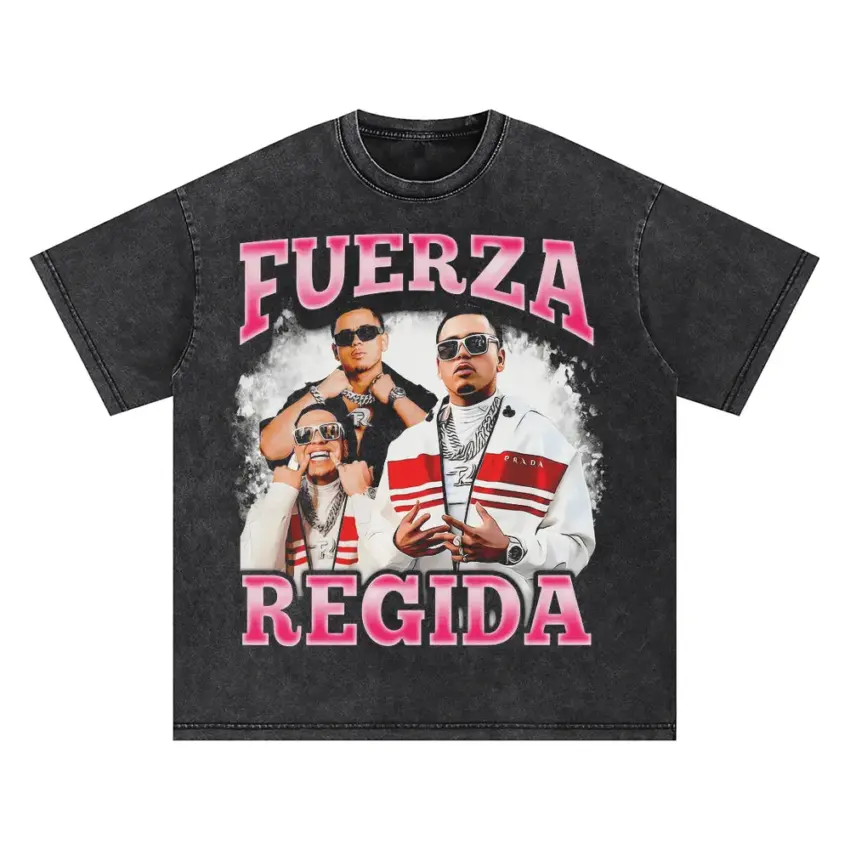 Fuerza Regida Otro Pedo Oversized Acid Wash T-shirt
