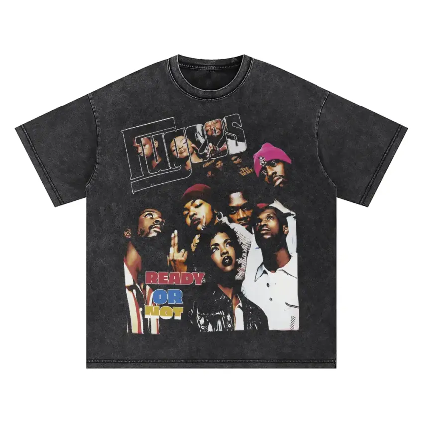 G Unit Beg For Mercy Oversized Acid Wash T-shirt
