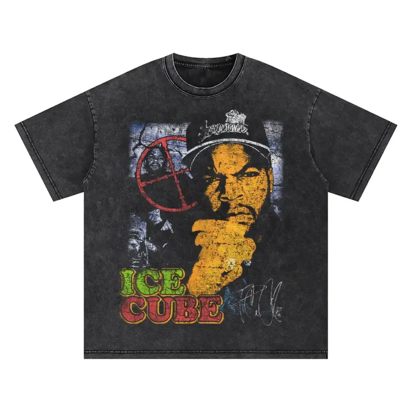 Ice Cube Chronicles Oversized Acid Wash T-shirt