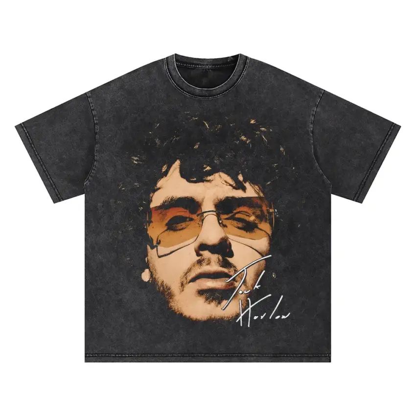 Jack Harlow Signature Oversized Acid Wash T-shirt