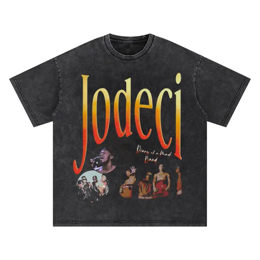 Jodeci Diary Of A Mad Band Oversized Acid Wash T-shirt