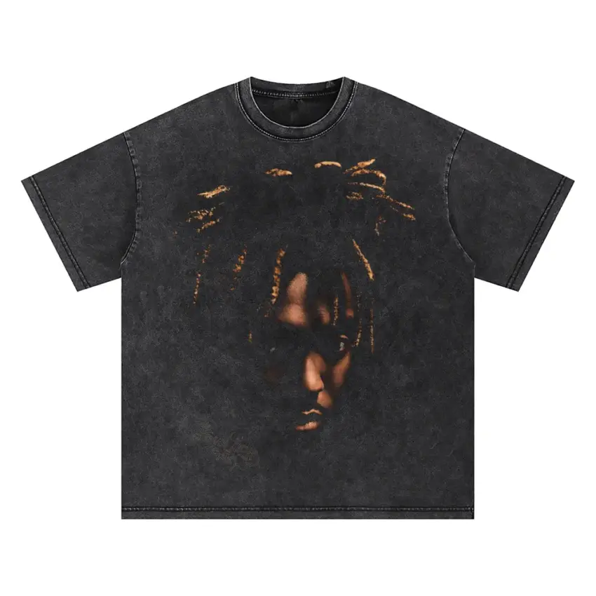 Legends Never Die Oversized Acid Wash T-shirt