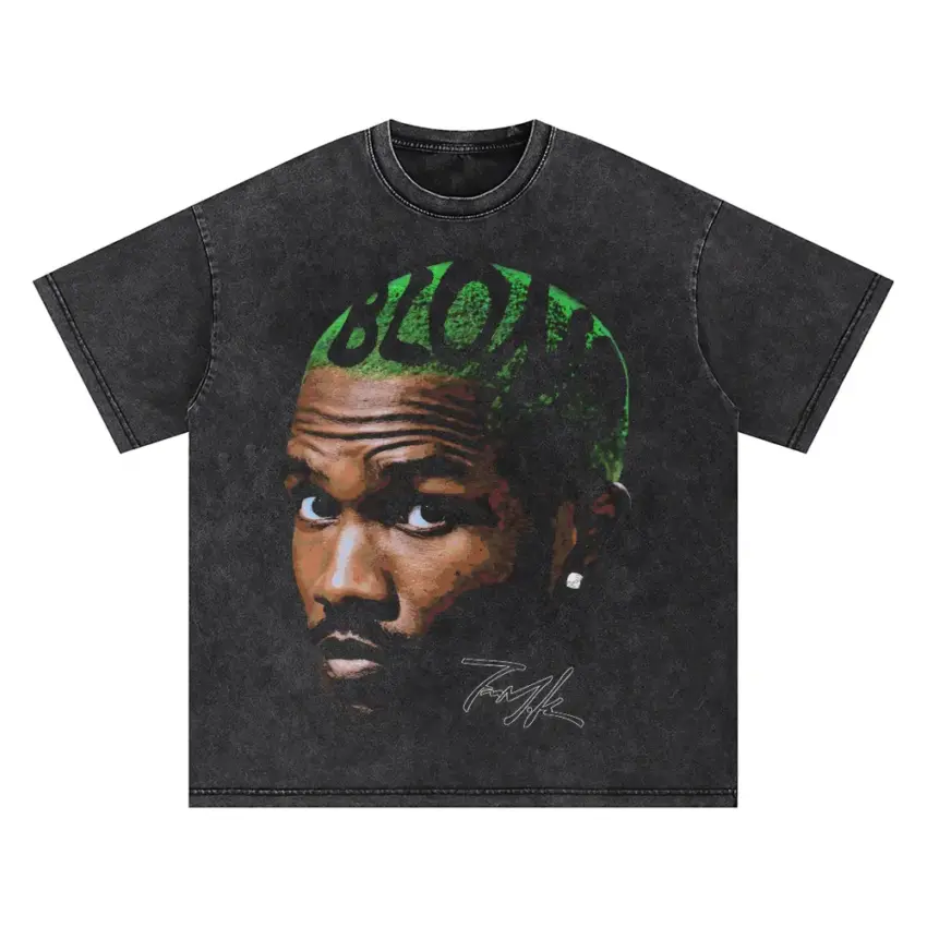 Lil Baby Glow Up Oversized Acid Wash T-shirt