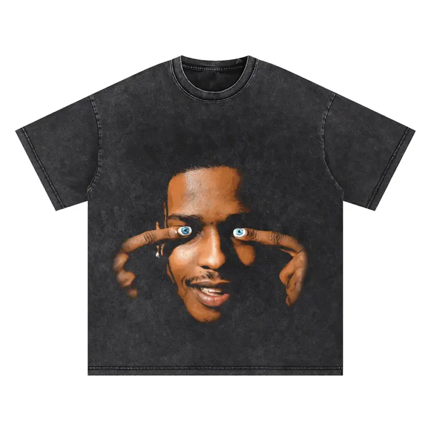 Lord Pretty Flacko Oversized Acid Wash T-shirt