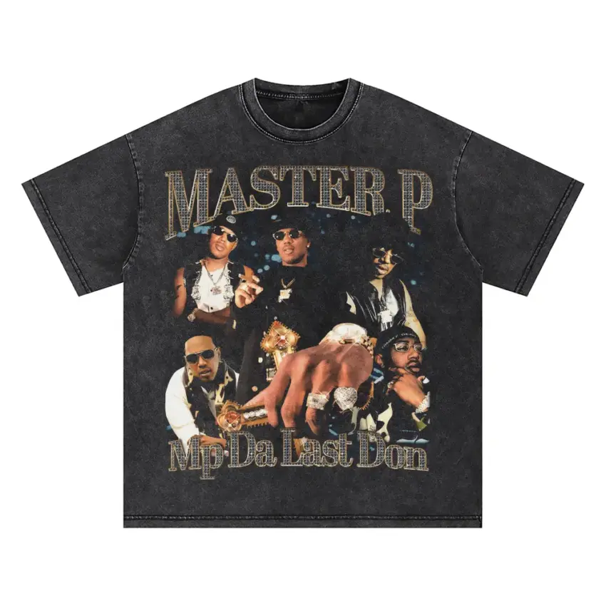 Master P Da Last Don Oversized Acid Wash T-shirt