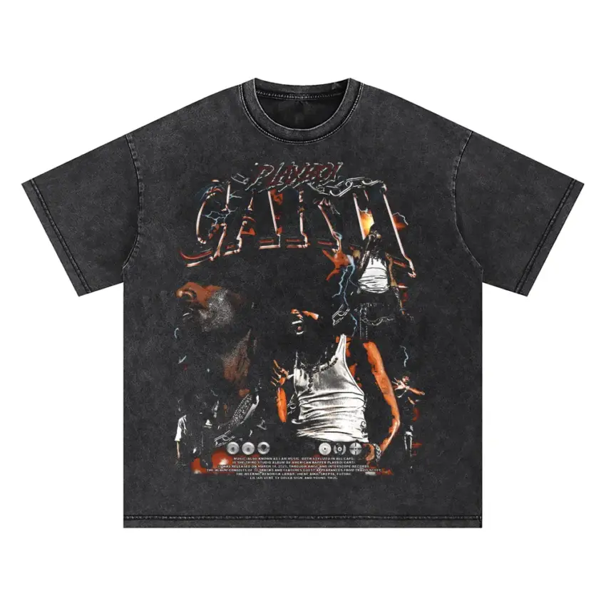 Pushin P Oversized Acid Wash T-shirt