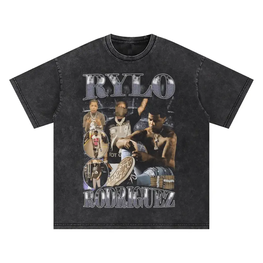 Rylo Rodriguez Been One Oversized Acid Wash T-shirt