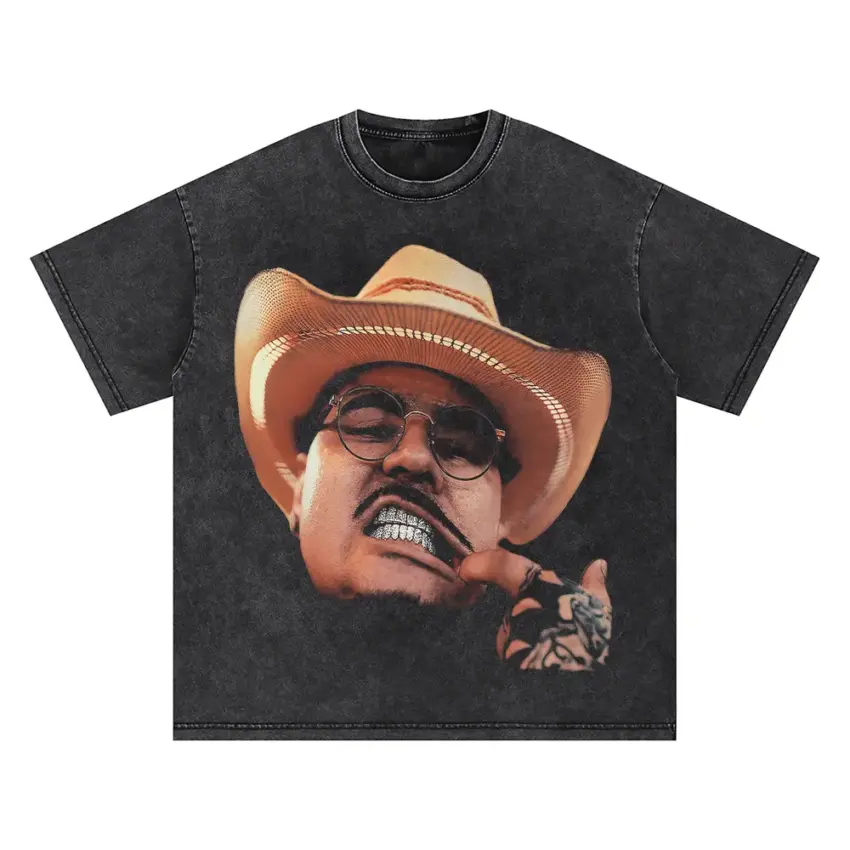That Mexican OT Cowboy Oversized Acid Wash T-shirt
