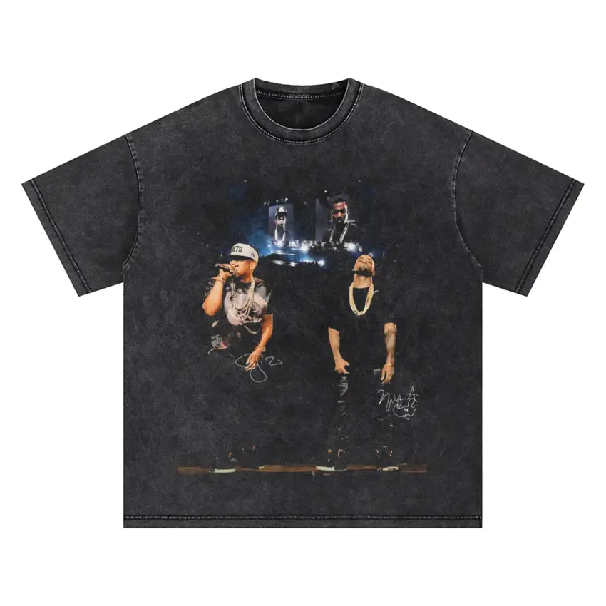 The Notorious BIG Ready To Die Oversized Acid Wash T-shirt