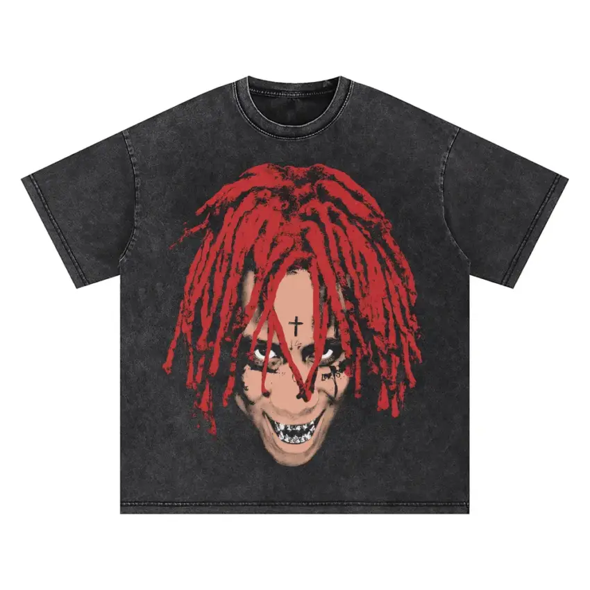 Trippie Redd A Love Letter To You Oversized Acid Wash T-shirt